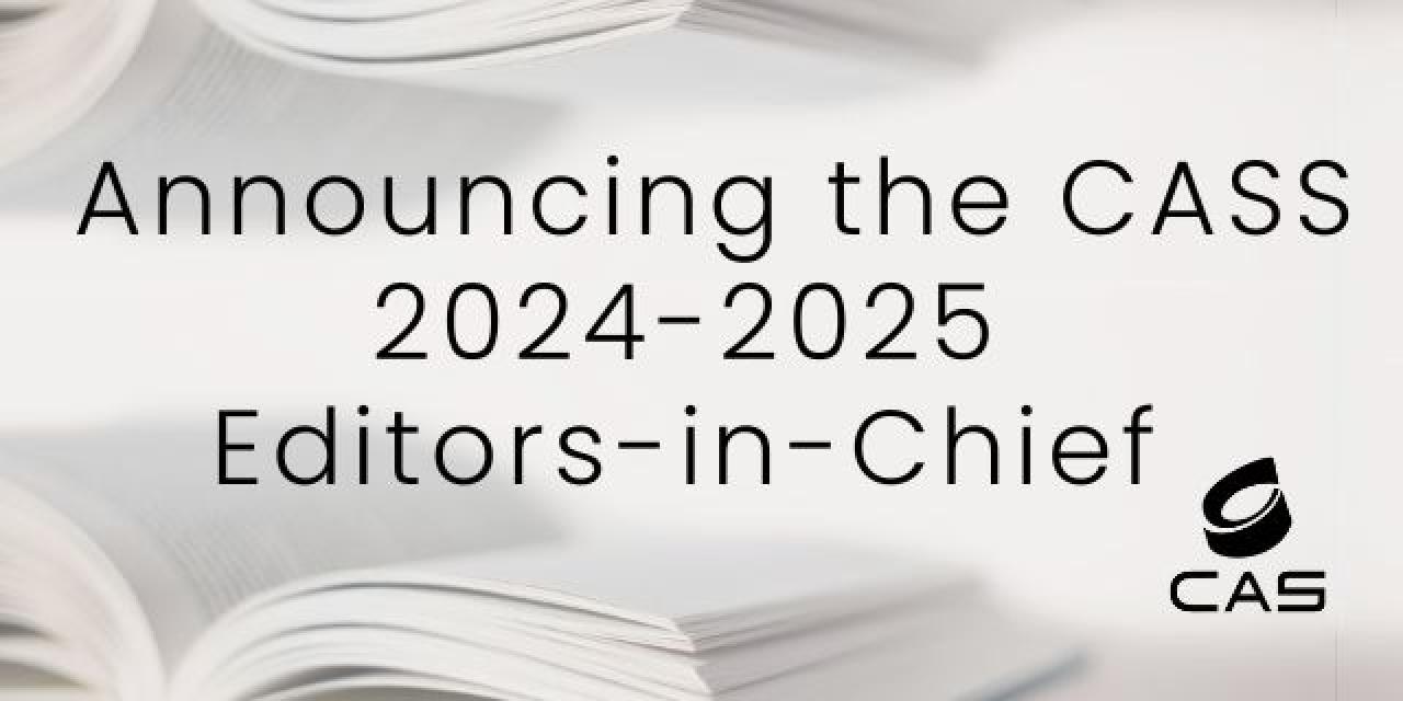 Announcing the 20242025 CASS EditorsinChief IEEE CASS